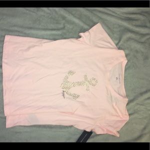 Pink shirt with anchor